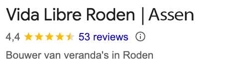 Google reviews vida libre roden assen