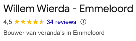 Google reviews willem wierda emmeloord